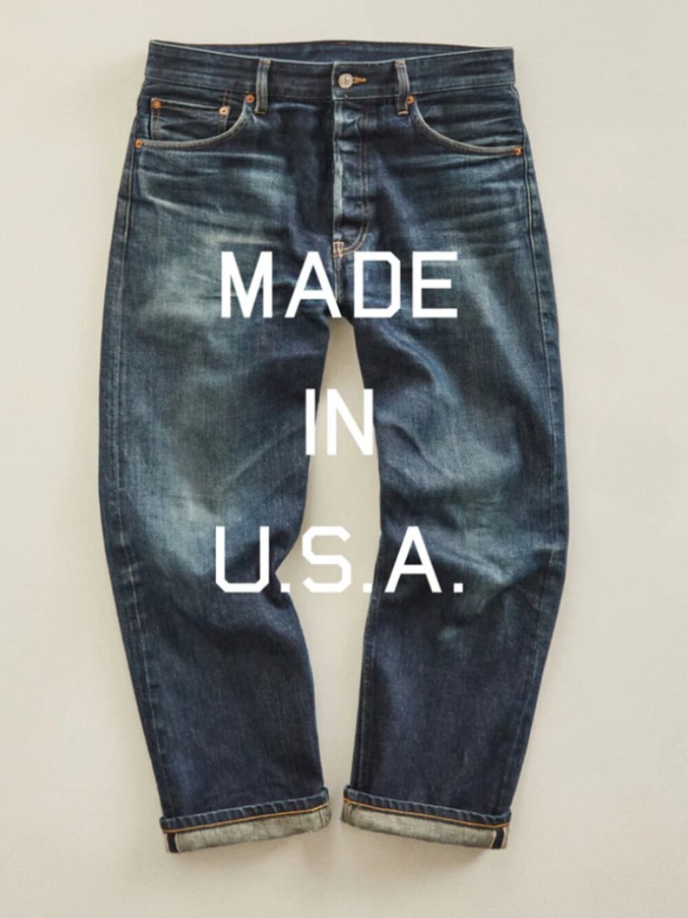 BUCK MASON Jeans Mens 32x34 Blue COWBOY Japanese Loomstate Selvedge Denim RT$278
